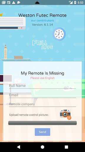 Remote Control For Weston TV screenshot 5