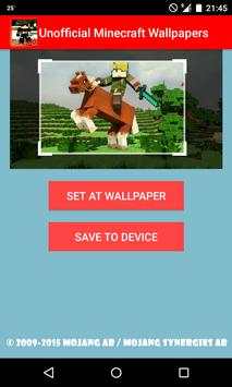 Unofficial Minecraft Wallpaper screenshot 3