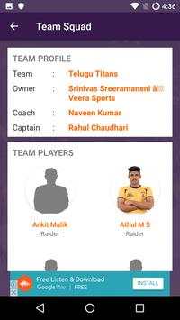 Pro Kabaddi 2017 Live Scores and Schedules App screenshot 3