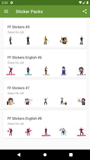 FF Stickers for WhatsApp 2021 screenshot 4