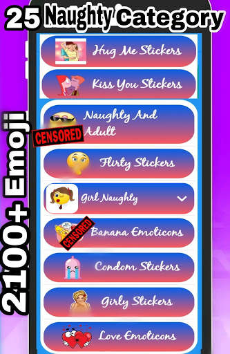 Naughty Emoji KeyBoard Adult Sticker for WhatsApp screenshot 3