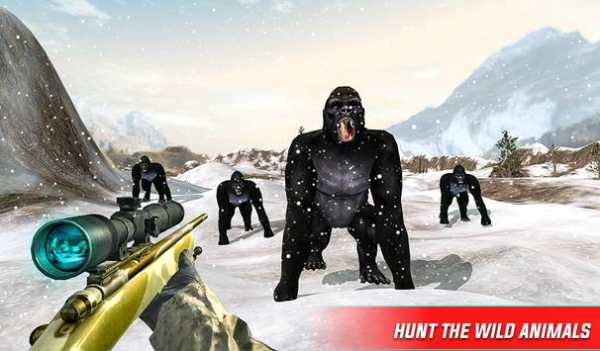 Angry King kong Attack-Wild Animal Shooting screenshot 10