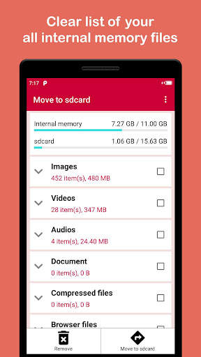 Move files to SD card screenshot 1