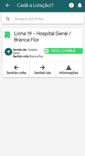 Cadê a Lotação? CTAMIS screenshot 2