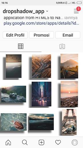 DropShadow for Instagram 1 تصوير الشاشة