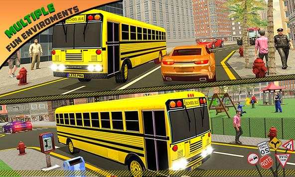 High School Bus Driving SIM Summer Camp Mania 2018 screenshot 4