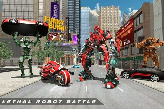 Moto Robot Trasformare Gioco screenshot 6