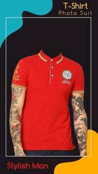 Men Body Builder T-Shirt Photo Suit 7 تصوير الشاشة