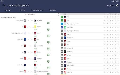 Live Scores for Ligue 1 France screenshot 16