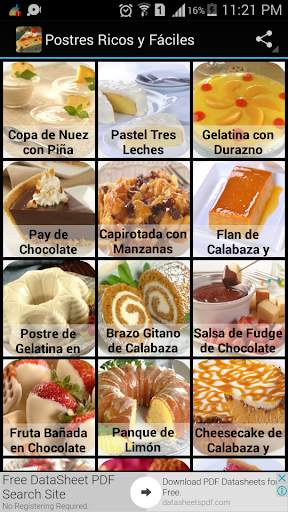 Postres Ricos y Faciles screenshot 1