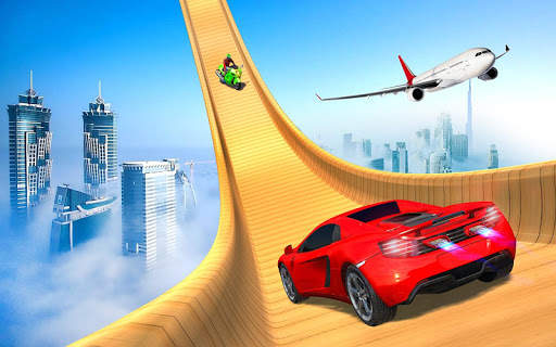 Mega Ramp Hot Car Jumping: Race Off Stunts screenshot 4