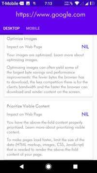 Web Page Speed Test скриншот 4
