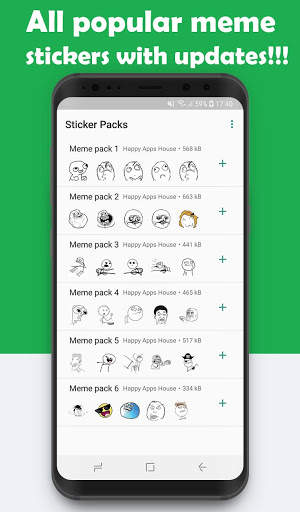 Meme stickers for WhatsApp screenshot 3
