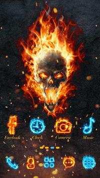 Skulls Go Launcher Theme screenshot 1