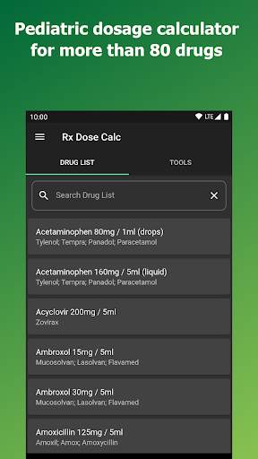 Pediatric Dose Calculator screenshot 1