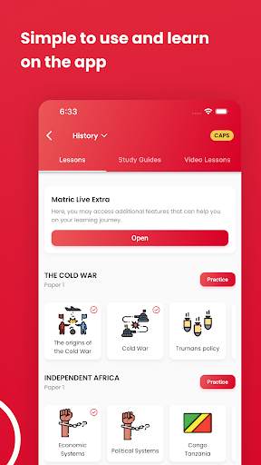 Matric Live Learning app screenshot 2