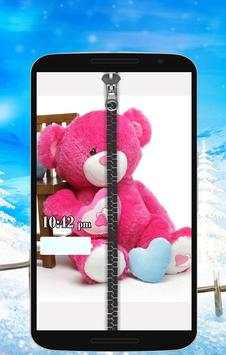 Teddy Bear Zipper Lock screenshot 8