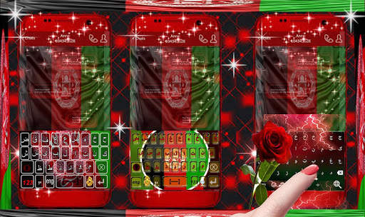 Afghan flag keyboard screenshot 2