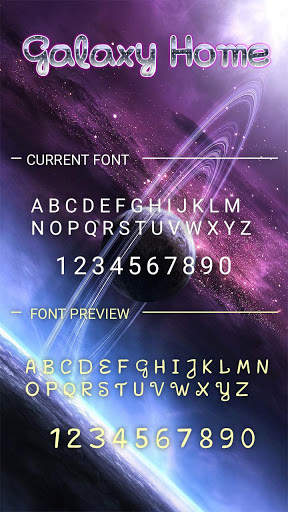 Galaxy Font untuk FlipFont , Font Keren Bebas Teks screenshot 3
