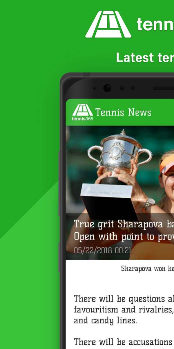 Tennis News 365 screenshot 1
