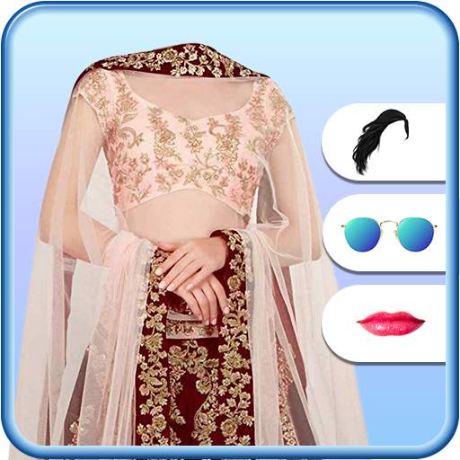 Women Lehenga Photo Suit 1.0