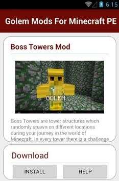 Golem Mods For Minecraft PE screenshot 5