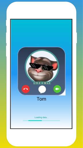 Call From Funny TOM'S cat - callprank and fakechat screenshot 1