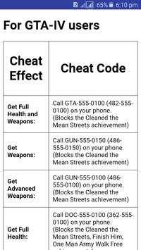 All in one GTA Cheats screenshot 5