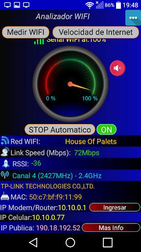 Analizador WIFI   Tools screenshot 2