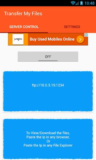 Transfer My Files screenshot 1