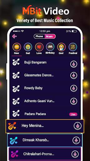 MV Bit : MV Master Video Status Maker screenshot 3