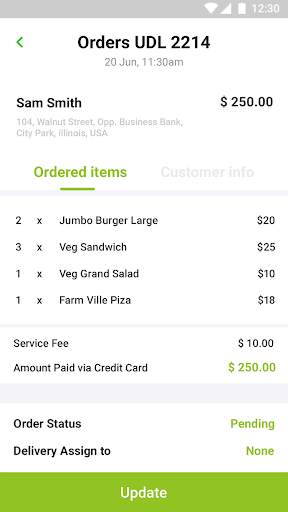 Foodmall Admin Template screenshot 2