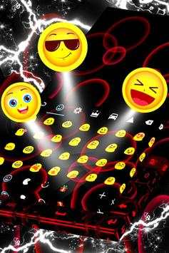 Neon Red Keyboard 5 تصوير الشاشة