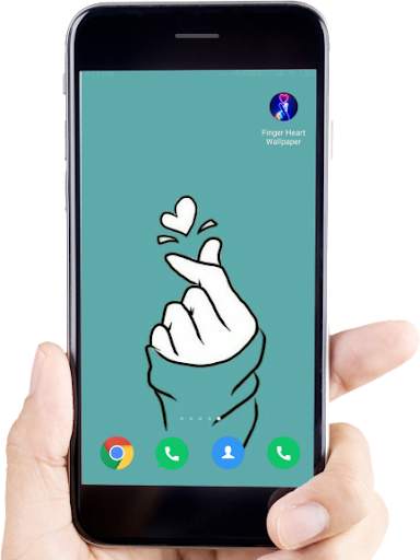 Finger Heart Wallpaper screenshot 5