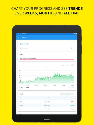 Body Measurement, Body Fat and Weight Loss Tracker screenshot 18