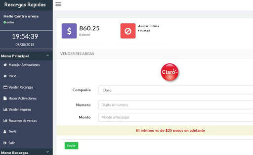 Recargas Rapidas screenshot 3