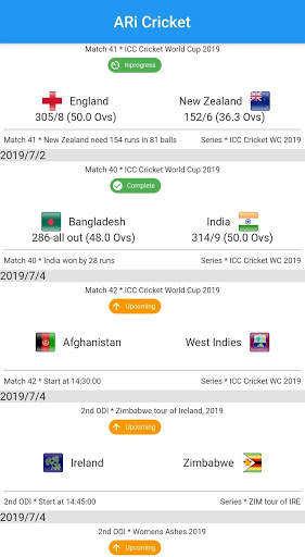 ARi Cricket - Live Cricket Score screenshot 1