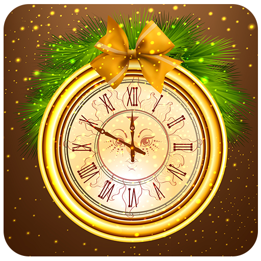 Gold Clock Live Wallpaper icon