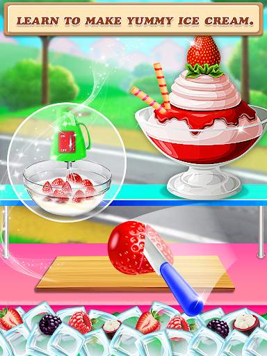 Street Ice Cream Shop - Summer Beach Carnival screenshot 1