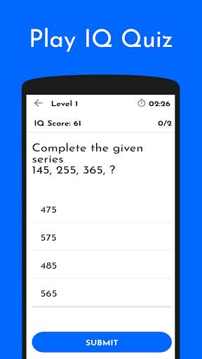 IQ Level - IQ Test, Aptitude Test & IQ Puzzle Game screenshot 1