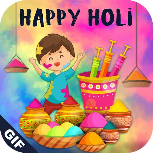 Holi GIF : Holi Stickers For Whatsapp 1.4