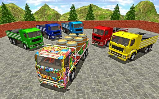 3D Truck Driving Simulator 1 تصوير الشاشة