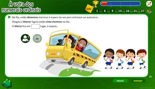 À volta dos numerais ordinais screenshot 5
