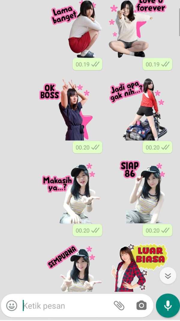Sticker Cewek Seksi dan Cantik untuk WAStickerApps screenshot 3