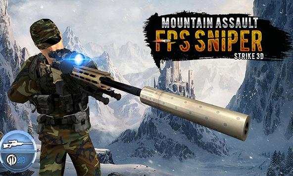 Mountain Sniper- FPS Shooters Clan 3D Game screenshot 3