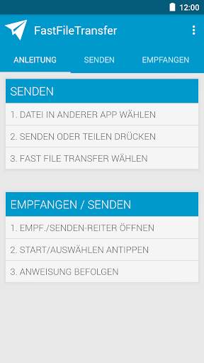 Fast File Transfer screenshot 1