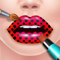 Lips Done 3D Satisfying Lipstick art Makeup Game أيقونة