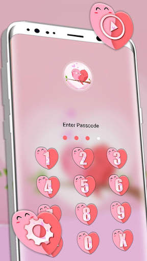 Love Heart Pink Launcher Theme screenshot 4