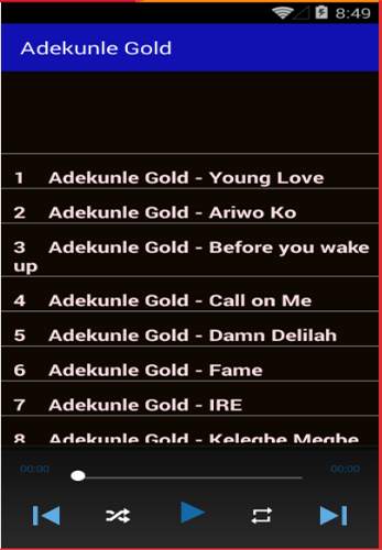 Adekunle Gold songs offline screenshot 2