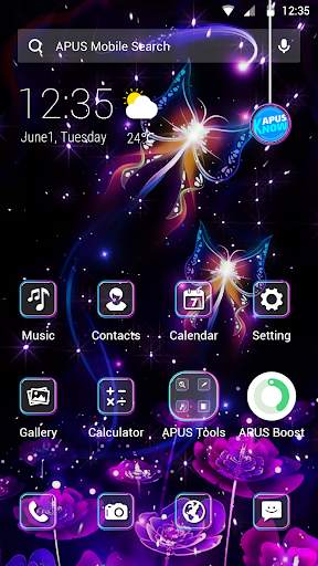 Butterfly APUS Launcher theme screenshot 1